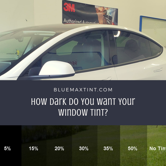 window Tinting color shades