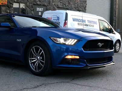 2017 FORD MUSTANG BLUE